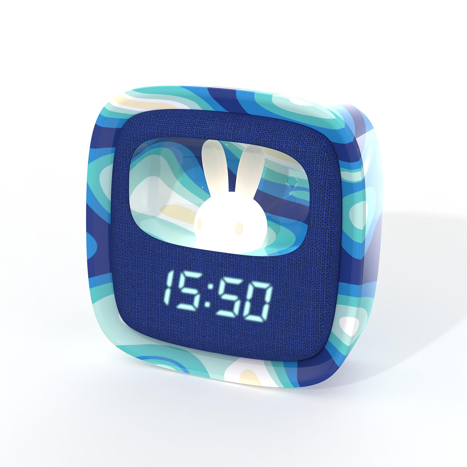 mobility-on-board-mob-alarm-clock-with-light Billy Clock Blue Wave